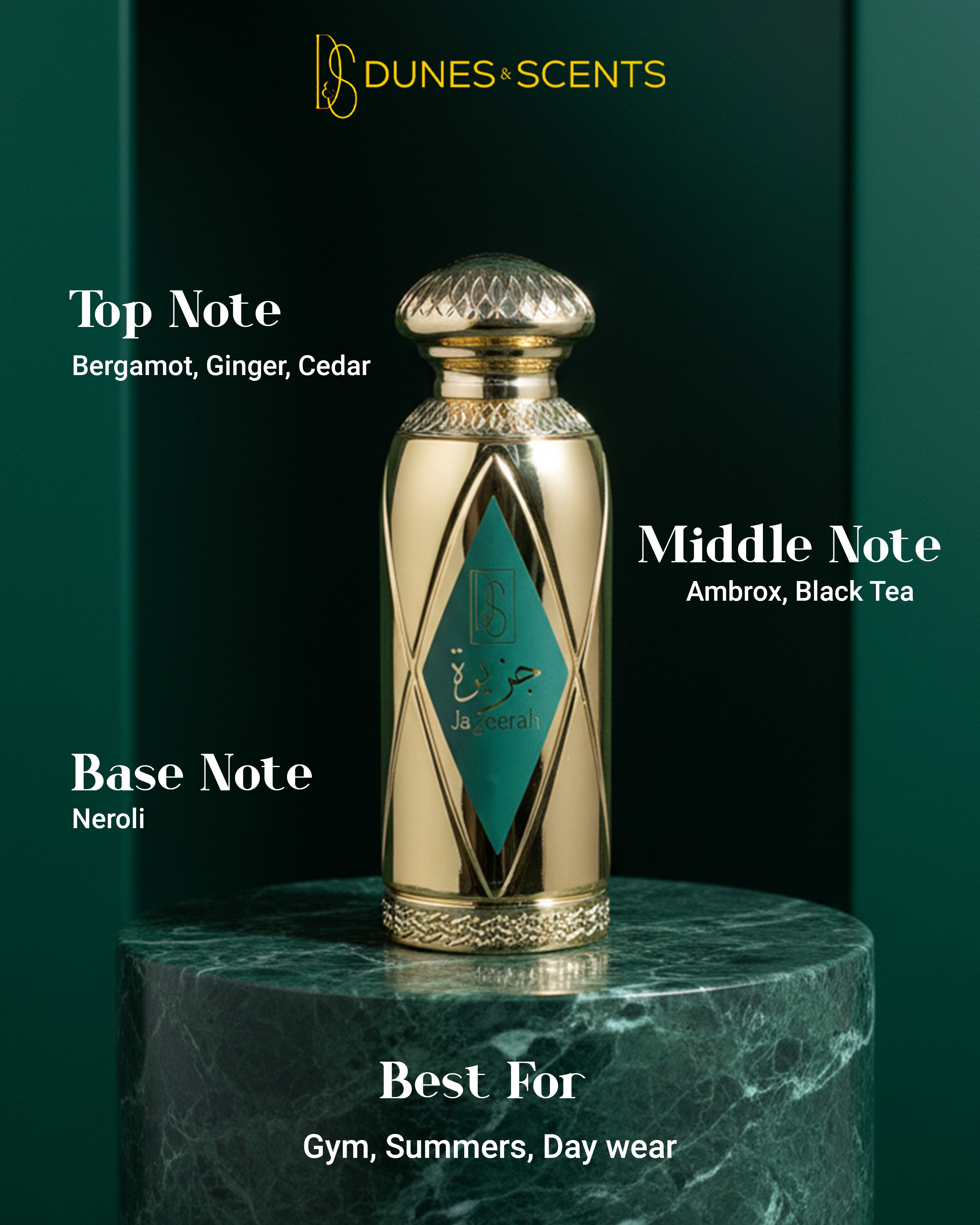 Jazeera Perfume: A Fresh Citrus-Woody Fragrance for Everyday Wear